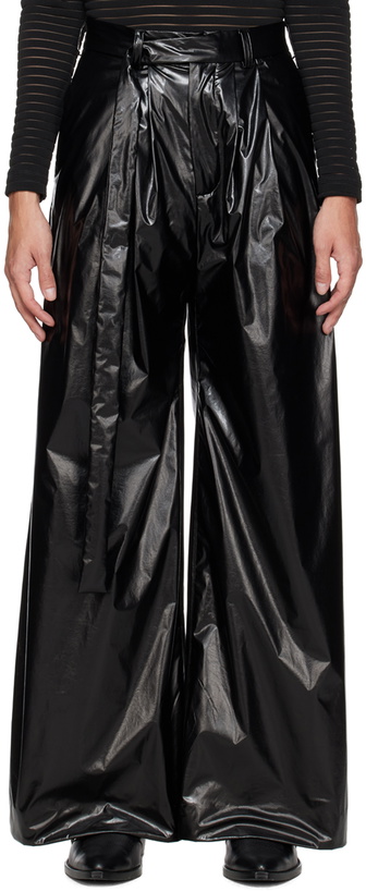 Photo: Parnell Mooney SSENSE Exclusive Black Pleated Trousers