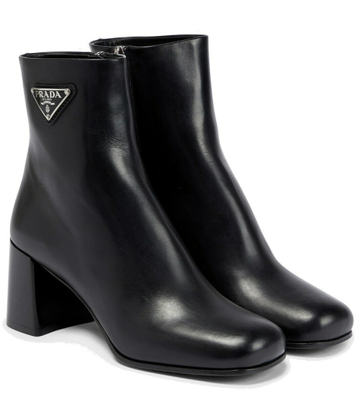 Photo: Prada Leather ankle boots