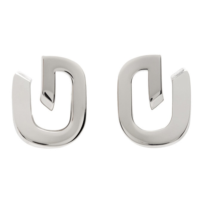Photo: Givenchy Silver G-Link Earrings