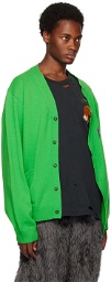 Doublet Green Half Loose Cardigan