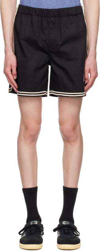 Photo: COMMAS Black Braided Cord Shorts