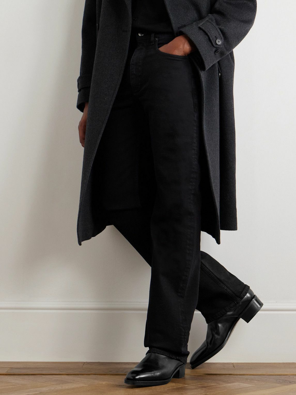 John Lobb - Eddi Glossed-Leather Chelsea Boots - Black