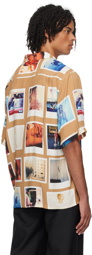 WACKO MARIA Brown Printed Shirt