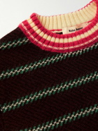 Wales Bonner - Sunday Slim-Fit Virgin Wool-Blend Jacquard Sweater - Brown