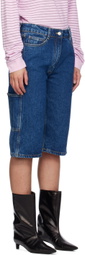 Saks Potts Indigo Salm Denim Shorts