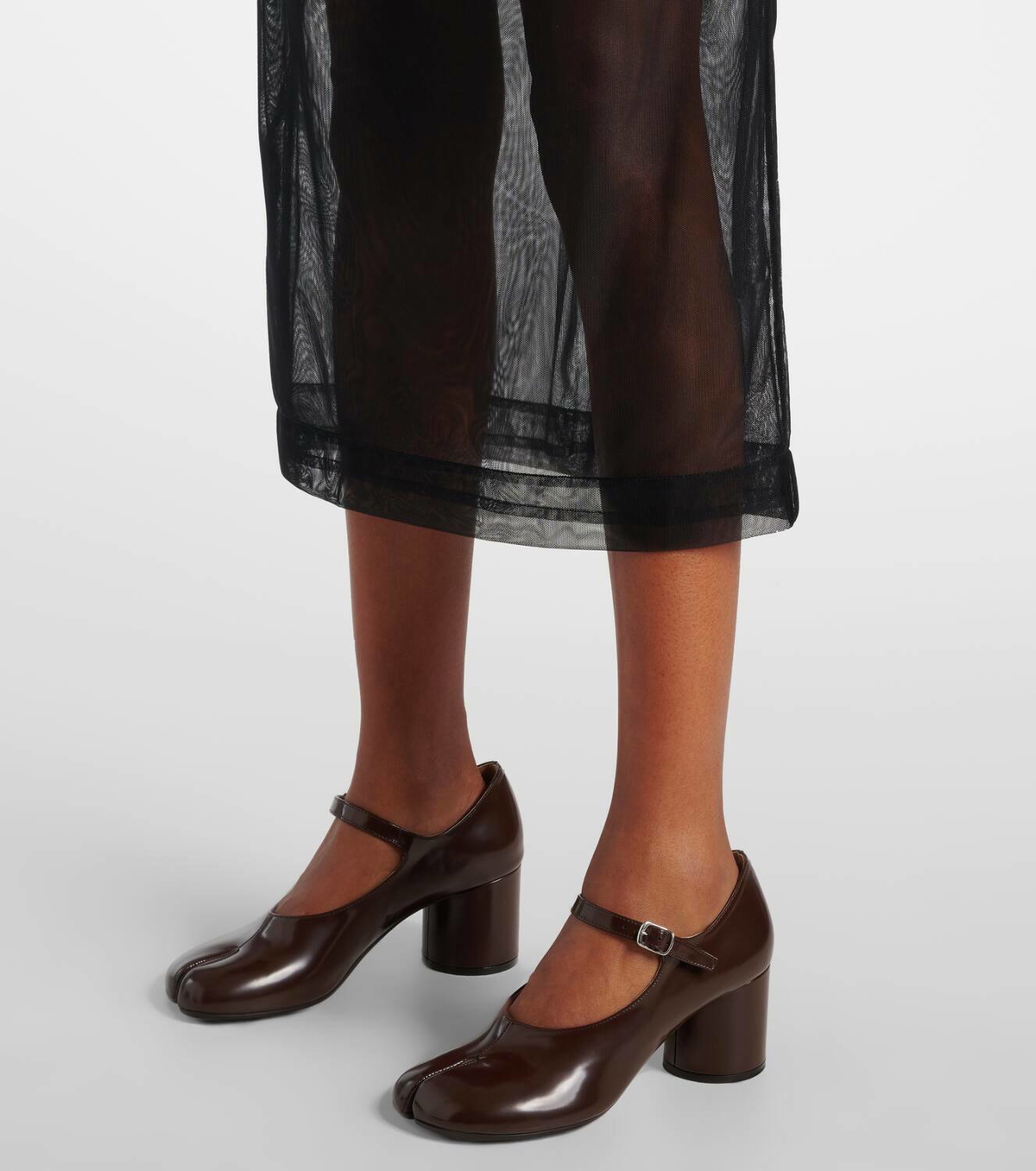 Maison Margiela Tabi leather Mary Jane pumps Maison Margiela