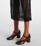 Maison Margiela Tabi leather Mary Jane pumps