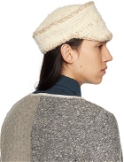 Solitude Studios SSENSE Exclusive Off-White Crochet Hat
