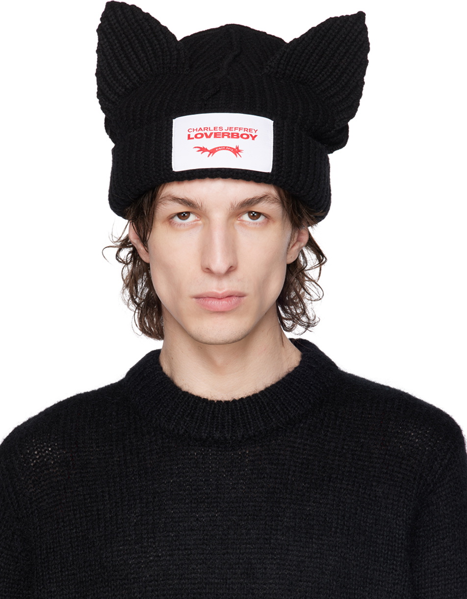 限定 CHUNKY PUNK EARS BEANIE ラバーボーイ猫耳ニット帽 | www