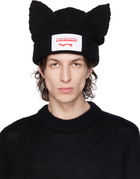 Charles Jeffrey Loverboy Black Chunky Ears Beanie