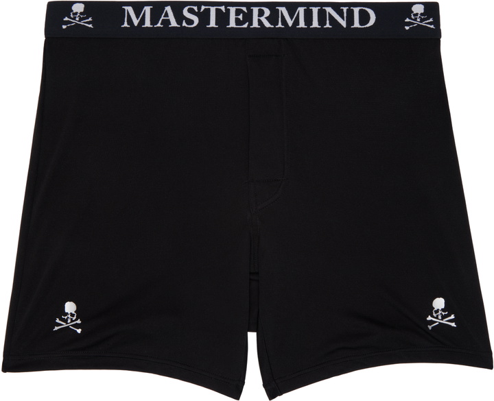 Photo: MASTERMIND WORLD Two-Pack Black MW Silk Boxers