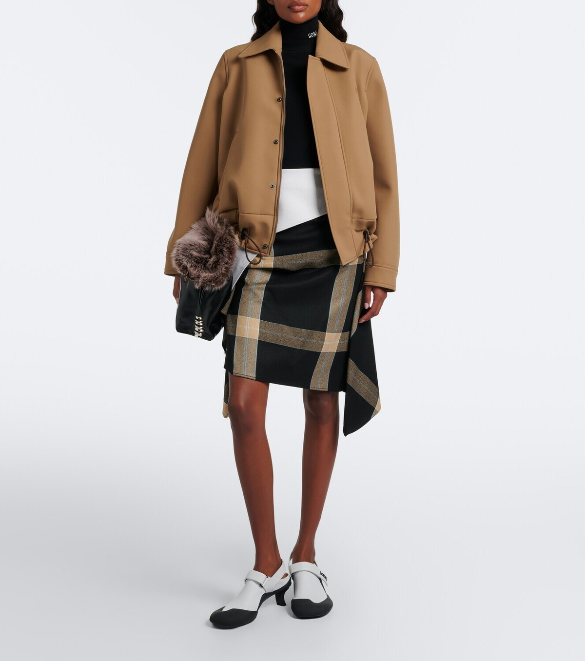 Loewe Dive Slingback leather pumps