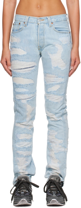 Photo: NotSoNormal Blue Destroyed Jeans