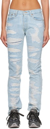 NotSoNormal Blue Destroyed Jeans