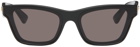 Bottega Veneta Black Classic Square Sunglasses