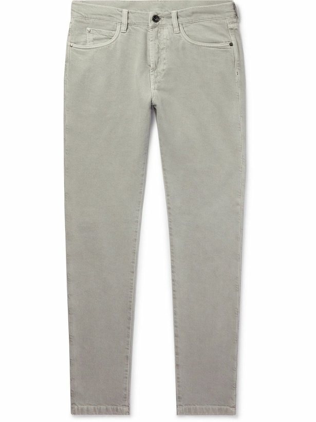 Photo: Loro Piana - New York Straight-Leg Jeans - Gray