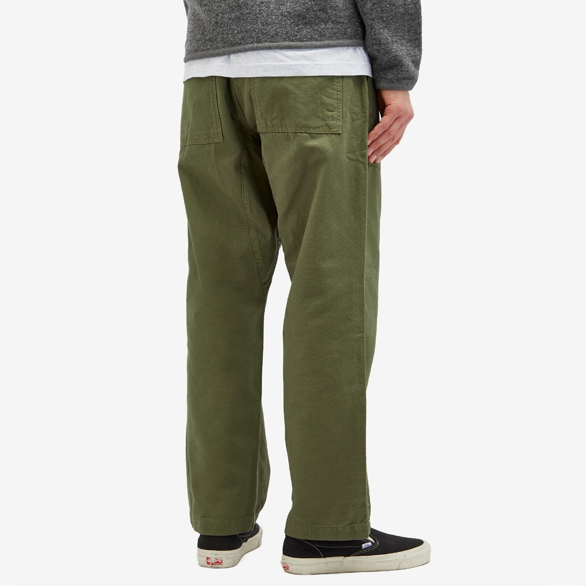 Service Works Men's Classic Canvas Chef Pants in Olive