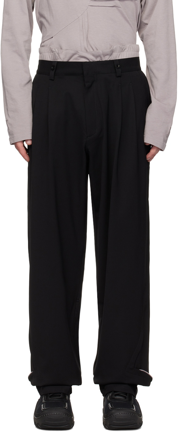 Kiko Kostadinov Black Bendix Tailored Trousers