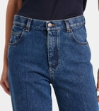 Loro Piana Brooke mid-rise cropped straight jeans