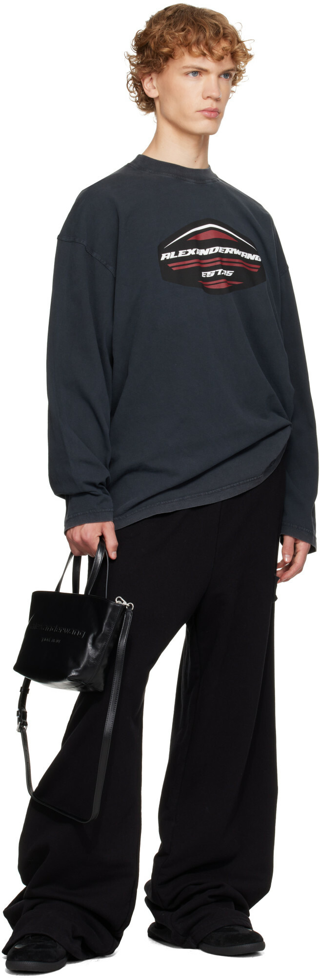 Alexander Wang Black Punch Mini Tote