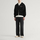 Represent Men's Love And Kisses Zip Through Hoodie in Jet Black