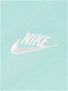 Nike - Sportswear Club Logo-Embroidered Cotton-Jersey T-Shirt - Blue