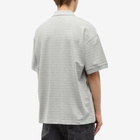 Polar Skate Co. Men's Surf Check Polo Shirt in Grey