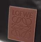 Loewe - Logo-Appliquéd Leather Belt Bag - Black
