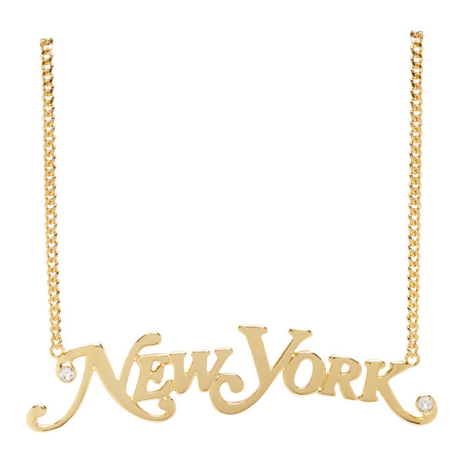 Marc jacobs nameplate deals necklace