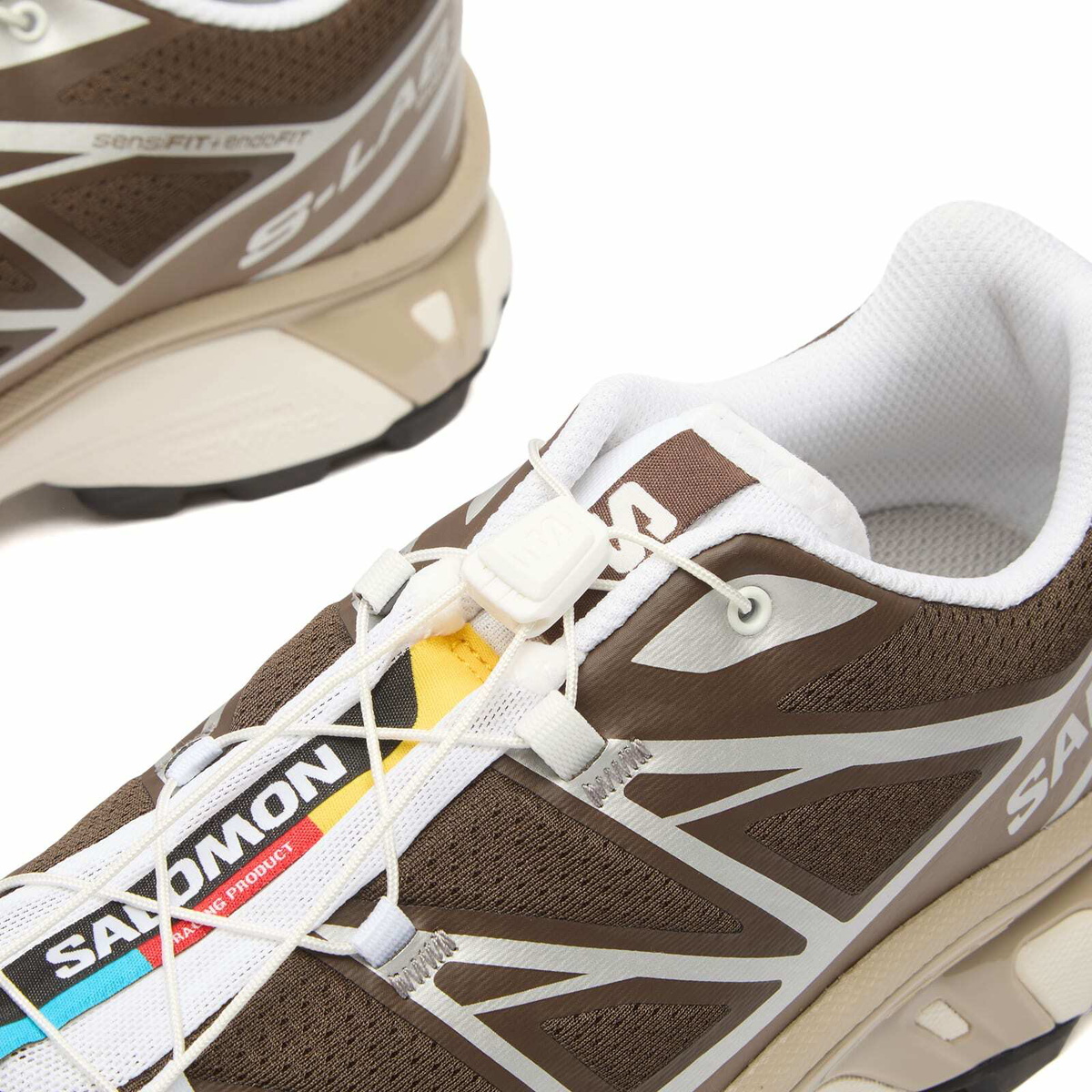 Salomon XT-6 Sneaker in Earth Brown/Walnut/Ftw Silver