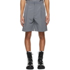 Givenchy Grey Wet Effect Shorts