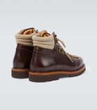 Brunello Cucinelli Leather hiking boots