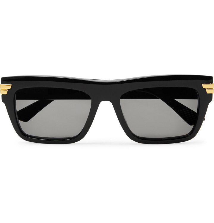 Photo: Bottega Veneta - Square-Frame Acetate Sunglasses - Black