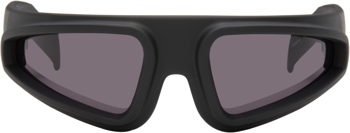 Rick Owens Black Temple Ryder Sunglasses