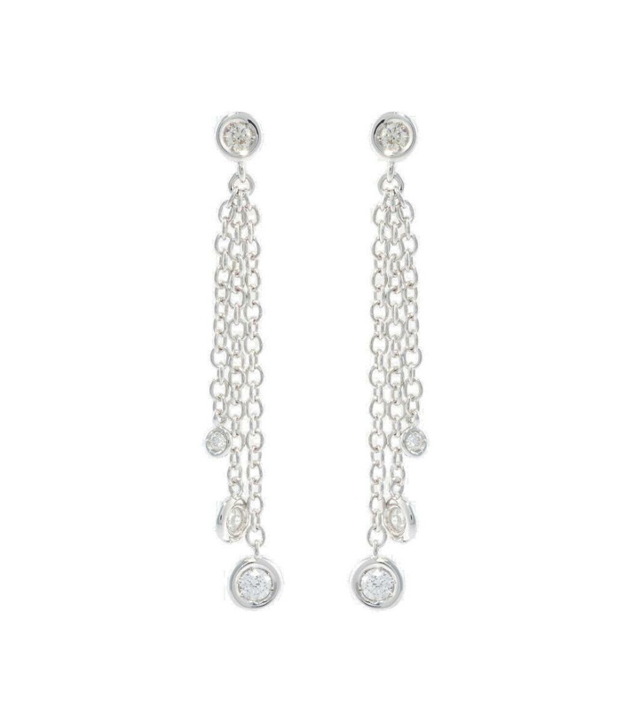 Photo: Bucherer Fine Jewellery Floating Diamonds 18kt white gold earrings with diamonds