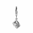 Tom Wood Men's Dice Charm in 925 Sterling Silver