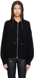 Moncler Black Cashmere Hoodie