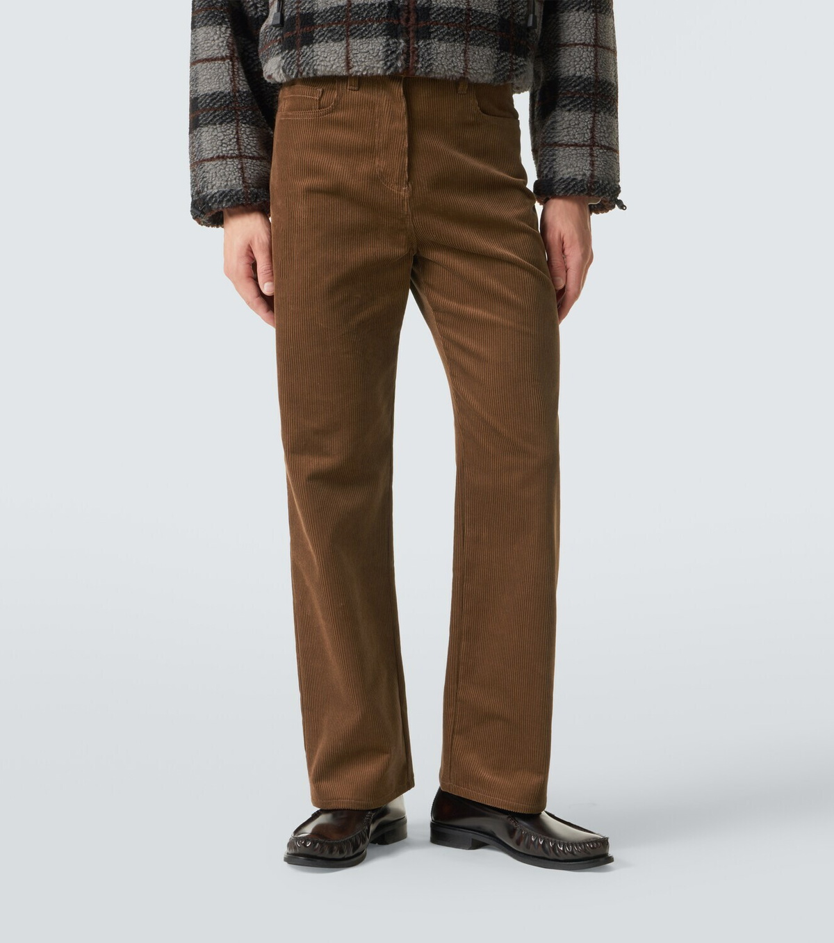Miu Miu Cotton corduroy straight pants
