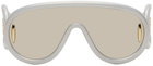 LOEWE White Wave Mask Sunglasses