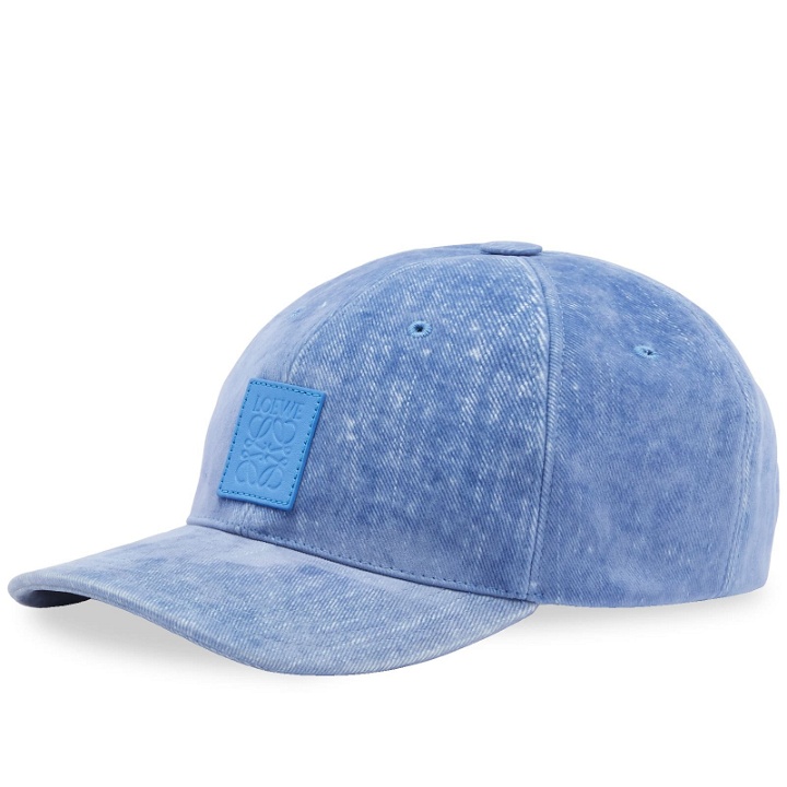 Photo: Loewe Men's Patch Cap in Seaside Blue