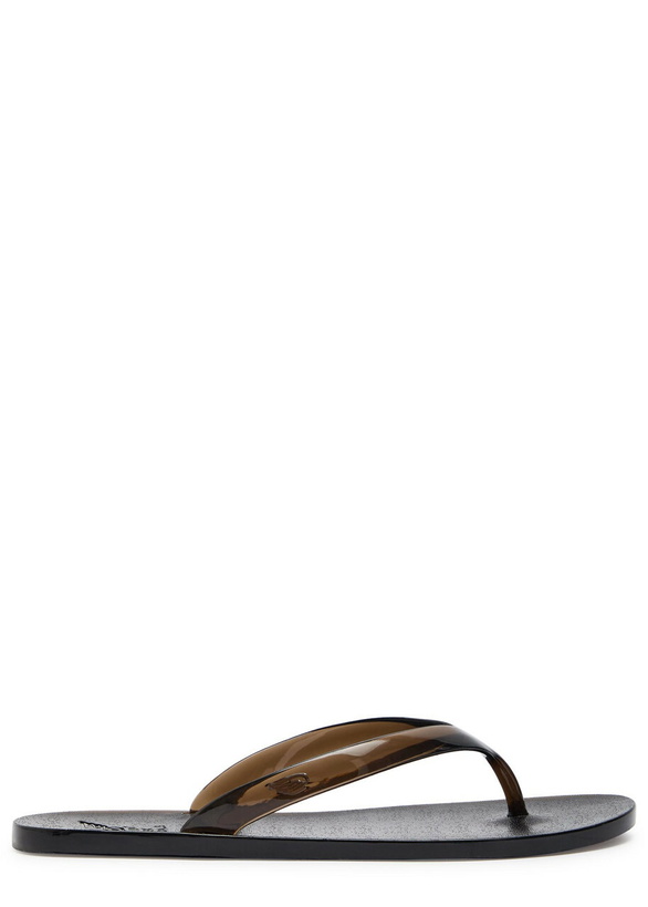 Photo: Ancient Greek Sandals Jelly Flip Flops Black