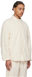 nanamica Off-White Band Collar Jacket