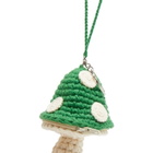 s.k manor hill Men's Mushroom Keychain Necklace in Green 