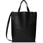 A.P.C. Black Maiko Medium Shopper Tote