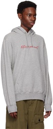 UNDERCOVER Gray 'Nothing is Permanent' Hoodie