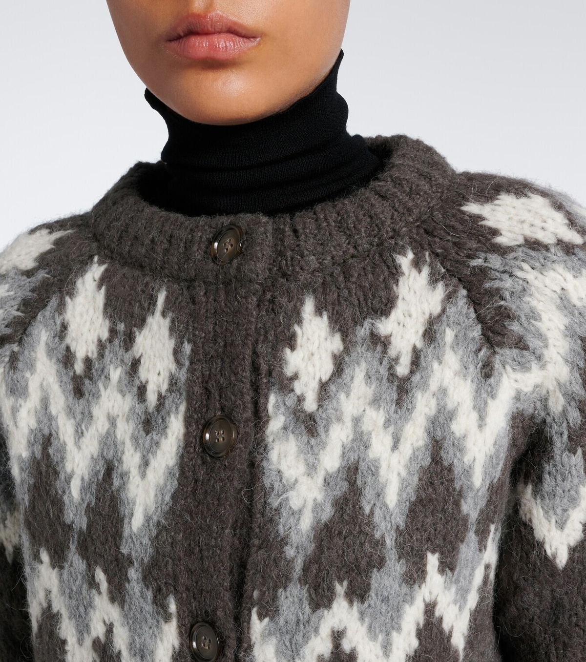 Veronica Beard Christina Fair Isle cardigan