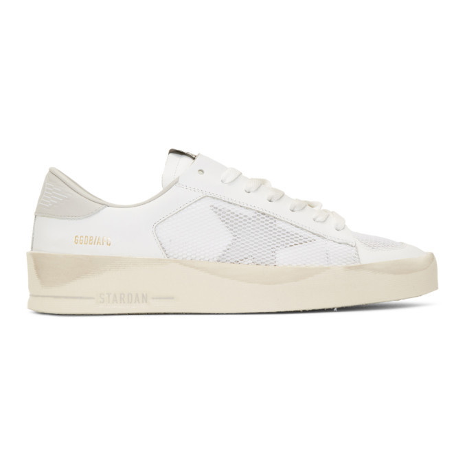 Photo: Golden Goose White and Grey Stardan Sneakers