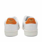 Adidas Continental 80 Stripes Sneakers in White/Orange Rush/Off White