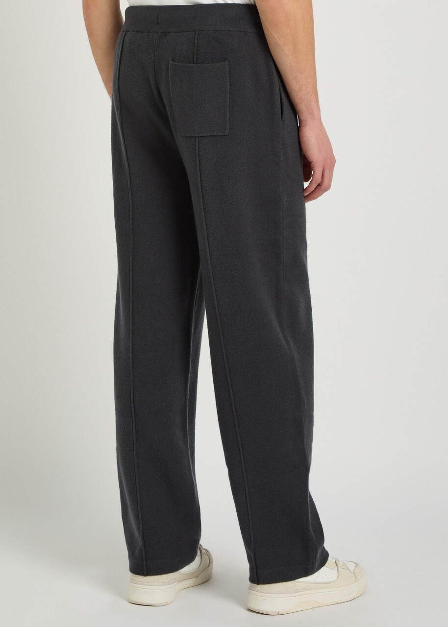 Paige Cremonesi Straight-leg Knit Sweatpants Charcoal