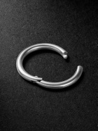 MARIA TASH - 8mm 14-Karat White Gold Single Hoop Earring